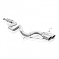 Picture of Stainless Works 2013-18 Ford Focus ST 3in Catback Vintage Round Muffler 4in Tips
