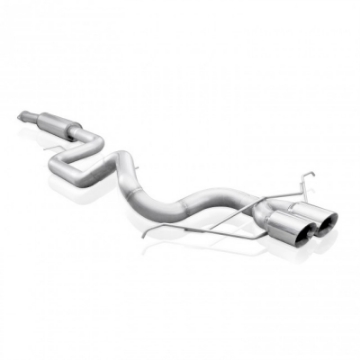 Picture of Stainless Works 2013-18 Ford Focus ST 3in Catback Vintage Round Muffler 4in Tips