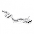 Picture of Stainless Works 2013-18 Ford Focus ST 3in Catback Vintage Round Muffler 4in Tips