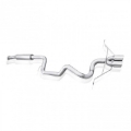 Picture of Stainless Works 2013-18 Ford Focus ST 3in Catback Vintage Round Muffler 4in Tips