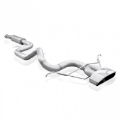 Picture of Stainless Works 2013-18 Ford Focus ST 3in Catback Vintage Round Muffler Wide Tip