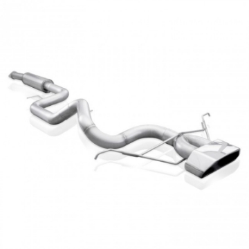 Picture of Stainless Works 2013-18 Ford Focus ST 3in Catback Vintage Round Muffler Wide Tip