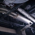 Picture of Stainless Works 2015-18 F-150 Exhaust X-Pipe Resonator Muffler Exits In Front Of Passenger Rear Tire