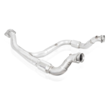 Picture of Stainless Works 2015-16 F150 2-7L Downpipe 3in High-Flow Cats Y-Pipe Factory Connection
