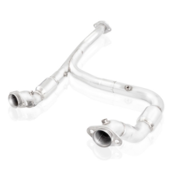 Picture of Stainless Works 2015-16 F150 2-7L Downpipe 3in High-Flow Cats Y-Pipe Factory Connection