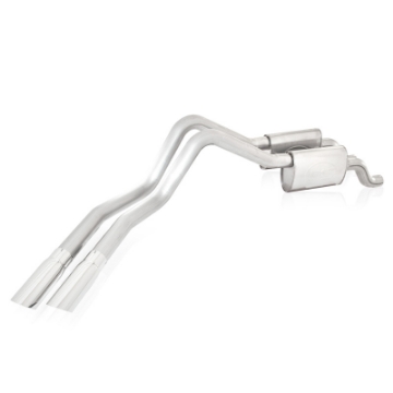 Picture of Stainless Works 2010-14 Raptor Exhaust 3in S-Tube Mufflers Exits Behind Passenger Rear Tire