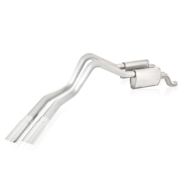Picture of Stainless Works 2010-14 Raptor Exhaust 3in S-Tube Mufflers Exits Behind Passenger Rear Tire