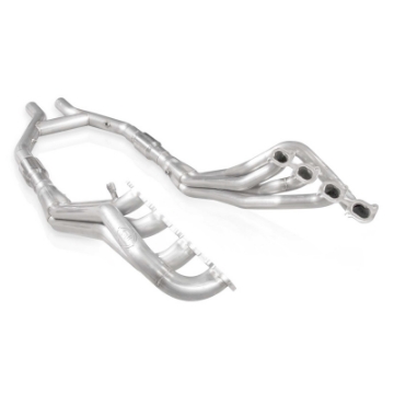 Picture of Stainless Works 2007-10 Shelby GT500 Headers 1-7-8in Primaries High-Flow Cats 3in H-Pipe