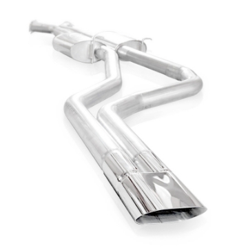 Picture of Stainless Works 2004 GTO 3in Catback Chambered Mufflers X-Pipe Slash Cut Tips