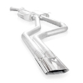 Picture of Stainless Works 2004 GTO 3in Catback Chambered Mufflers X-Pipe Slash Cut Tips