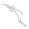 Picture of Stainless Works 2004 GTO 3in Catback Chambered Mufflers X-Pipe Slash Cut Tips