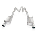 Picture of Stainless Works 2007-10 Shelby GT500 3in Catback X-Pipe Chambered Mufflers