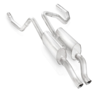 Picture of Stainless Works 2009-16 Dodge Ram 5-7L Truck Exhaust 3in X-Pipe Chambered Mufflers Under Bumper Exit