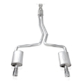 Picture of Stainless Works 2010-18 Ford Taurus SHO V6 2-1-2in Catback Chambered Mufflers X-Pipe