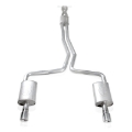 Picture of Stainless Works 2010-18 Ford Taurus SHO V6 2-1-2in Catback Chambered Mufflers X-Pipe