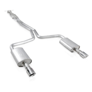 Picture of Stainless Works 2010-18 Ford Taurus SHO V6 2-1-2in Catback Chambered Mufflers X-Pipe