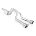 Picture of Stainless Works 2006-09 Trailblazer SS 6-0L 2-1-2in Chambered Exhaust Y-Pipe Center Bumper Exit