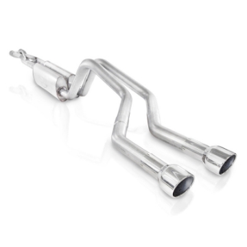 Picture of Stainless Works 2006-09 Trailblazer SS 6-0L 2-1-2in S-Tube Exhaust Y-Pipe Side Bumper Exit