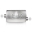 Picture of Stainless Works 3in ID CENTER INLET- 3in OD OFFSET OUTLET 5inX9in
