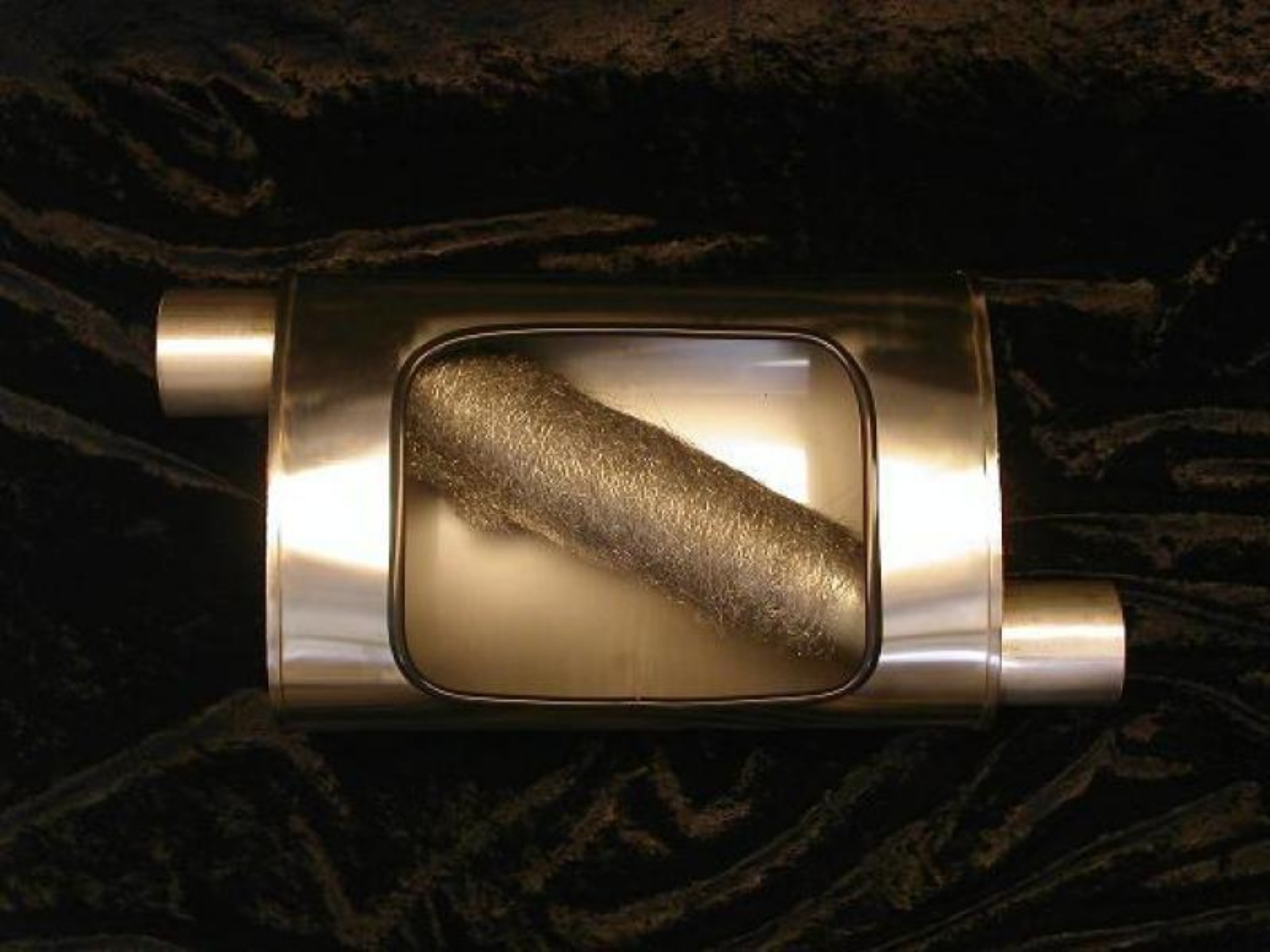 Picture of Stainless Works 2-25in ID CENTER INLET- 2-25in OD OFFSET OUTLET 5inX9in