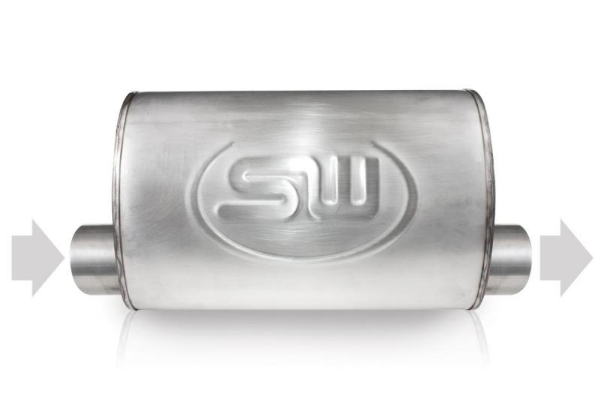Picture of Stainless Works 3in ID OFFSET INLET- 3in OD OFFSET OUTLET ON SAME SIDE 5inX9in