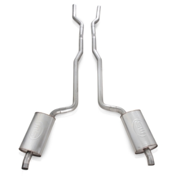 Picture of Stainless Works 1968-72 Corvette Exhaust SB 2-1-2in Factory Style Mufflers