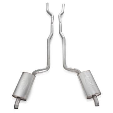 Picture of Stainless Works 1968-72 Corvette Exhaust SB 2-1-2in Factory Style Mufflers
