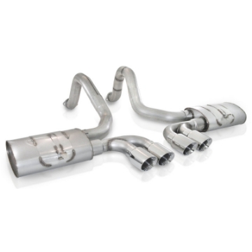Picture of Stainless Works 1997-04 Corvette C5 3in Axleback Quad 3-1-2in Slash-Cut Tips