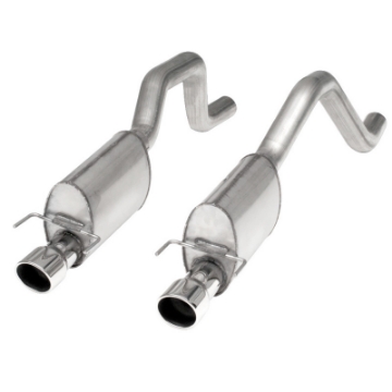 Picture of Stainless Works 2006-13 Corvette C6ZO6-ZR1 3in Axleback S-Tube Mufflers Dual 4in Rolled Edge Tips