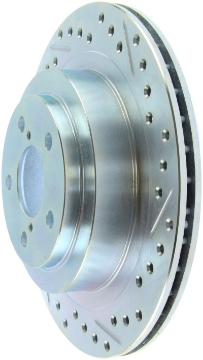 Picture of StopTech Select Sport 05-09 Subaru Legacy Select Slotted & Drilled Vented Left Rear Brake Rotor