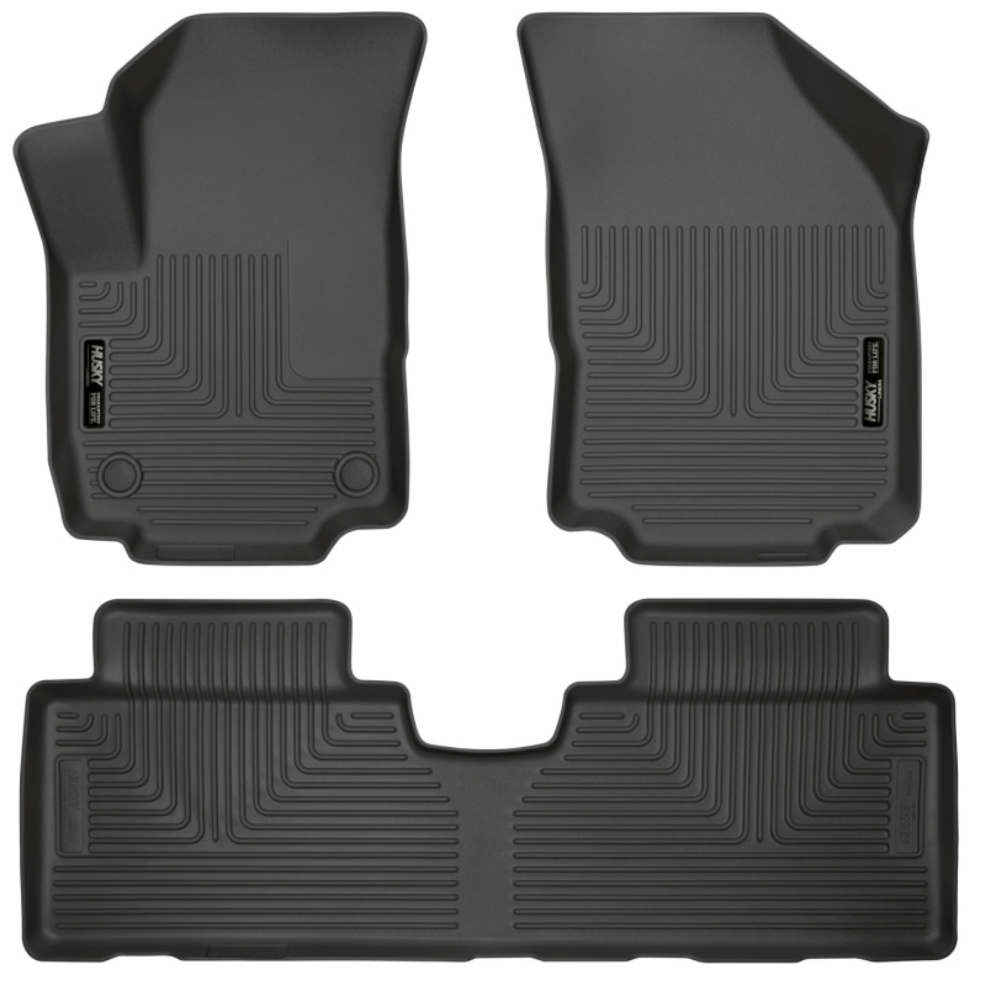 Picture of Husky Liners 18-23 Chevrolet Equinox Weatherbeater Black Front & 2nd Seat Floor Liners
