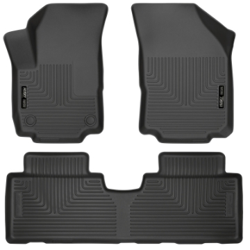 Picture of Husky Liners 18-23 Chevrolet Equinox Weatherbeater Black Front & 2nd Seat Floor Liners