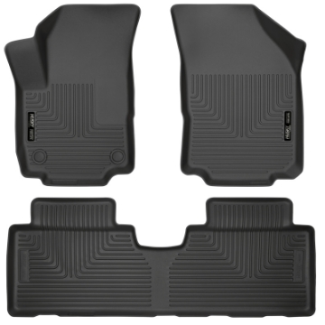 Picture of Husky Liners 18-23 Chevrolet Equinox Weatherbeater Black Front & 2nd Seat Floor Liners