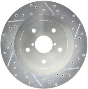 Picture of StopTech Select Sport 05-07 Subaru Impreza DOES NOT FIT WRX-STI Slotted - Drilled Left Rear Rotor
