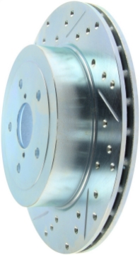 Picture of StopTech Select Sport 05-07 Subaru Impreza DOES NOT FIT WRX-STI Slotted - Drilled Right Rear Rotor
