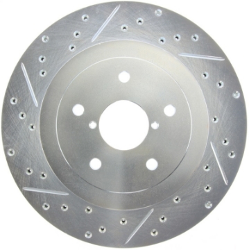 Picture of StopTech Select Sport 05-07 Subaru Impreza DOES NOT FIT WRX-STI Slotted - Drilled Right Rear Rotor