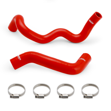 Picture of Mishimoto 2016+ Ford Focus RS Silicone Radiator Hoses Red