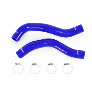 Picture of Mishimoto 2016+ Nissan Titan XD Silicone Hose Kit Blue