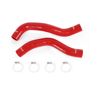 Picture of Mishimoto 2016+ Nissan Titan XD Silicone Hose Kit Red