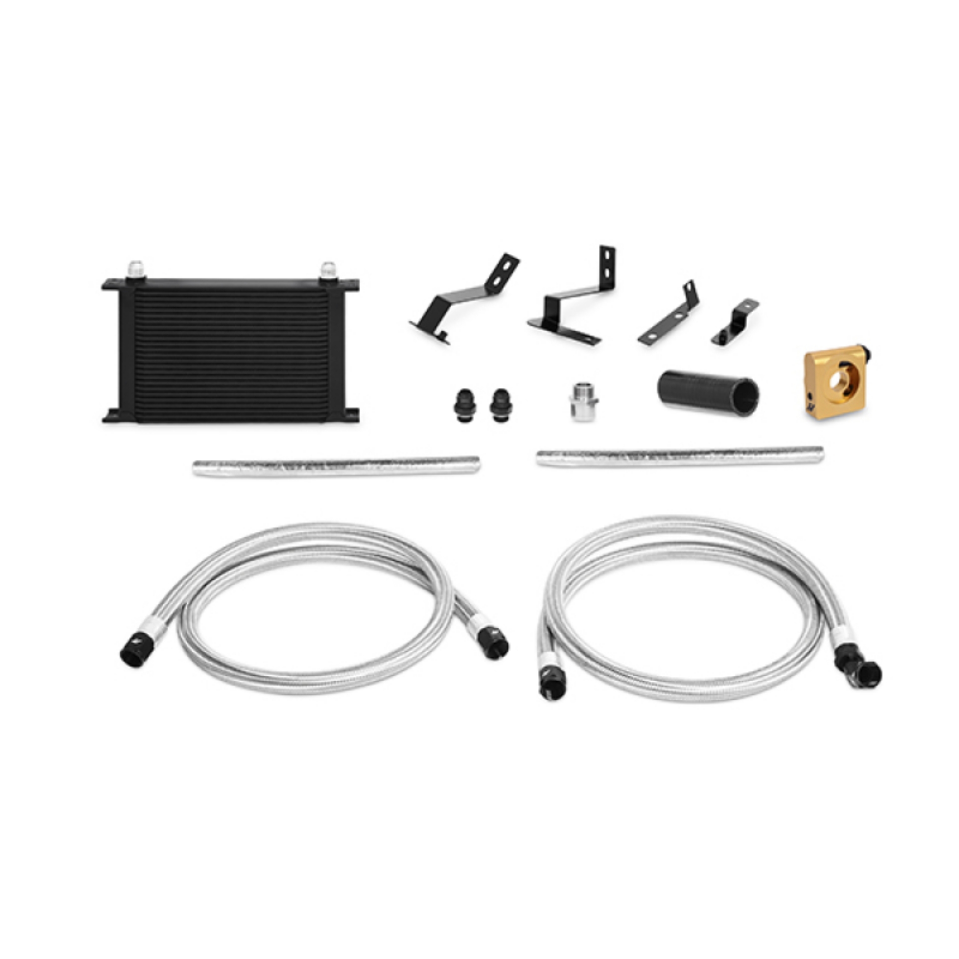Picture of Mishimoto 2016+ Chevrolet Camaro 2-0t Thermostatic Oil Cooler Kit Black