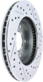 Picture of StopTech Select Sport 97-01 Acura Integra Sport Drilled & Slotted Right Rotor