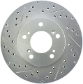Picture of StopTech Select Sport 97-01 Acura Integra Sport Drilled & Slotted Right Rotor