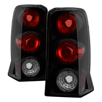 Picture of Spyder Cadillac Escalade 02-06 Euro Tail Lights Black Smoke ALT-YD-CE02-BSM