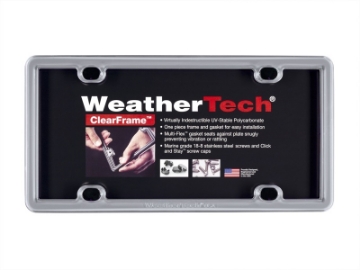 Picture of WeatherTech Stainless Steel Universal License Plate Frame