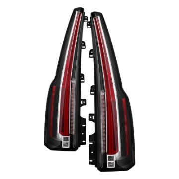 Picture of xTune GMC Yukon 15-17 LED Tail Lights Escalade Style - Black ALT-JH-GY15-2IN1LED-BK