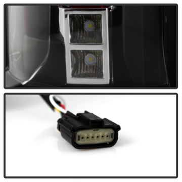 Picture of xTune GMC Yukon 15-17 LED Tail Lights Escalade Style - Black ALT-JH-GY15-2IN1LED-BK