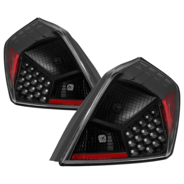 Picture of xTune Nissan Altima 07-12 Sedan LED Tail Lights - Black ALT-JH-NA07-4D-LED-BK