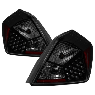 Picture of xTune Nissan Altima 07-12 Sedan LED Tail Lights - Black Smoked ALT-JH-NA07-4D-LED-BSM