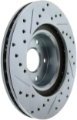 Picture of StopTech Select Sport 13-15 Subaru BRZ Slotted - Drilled Left Front Rotor