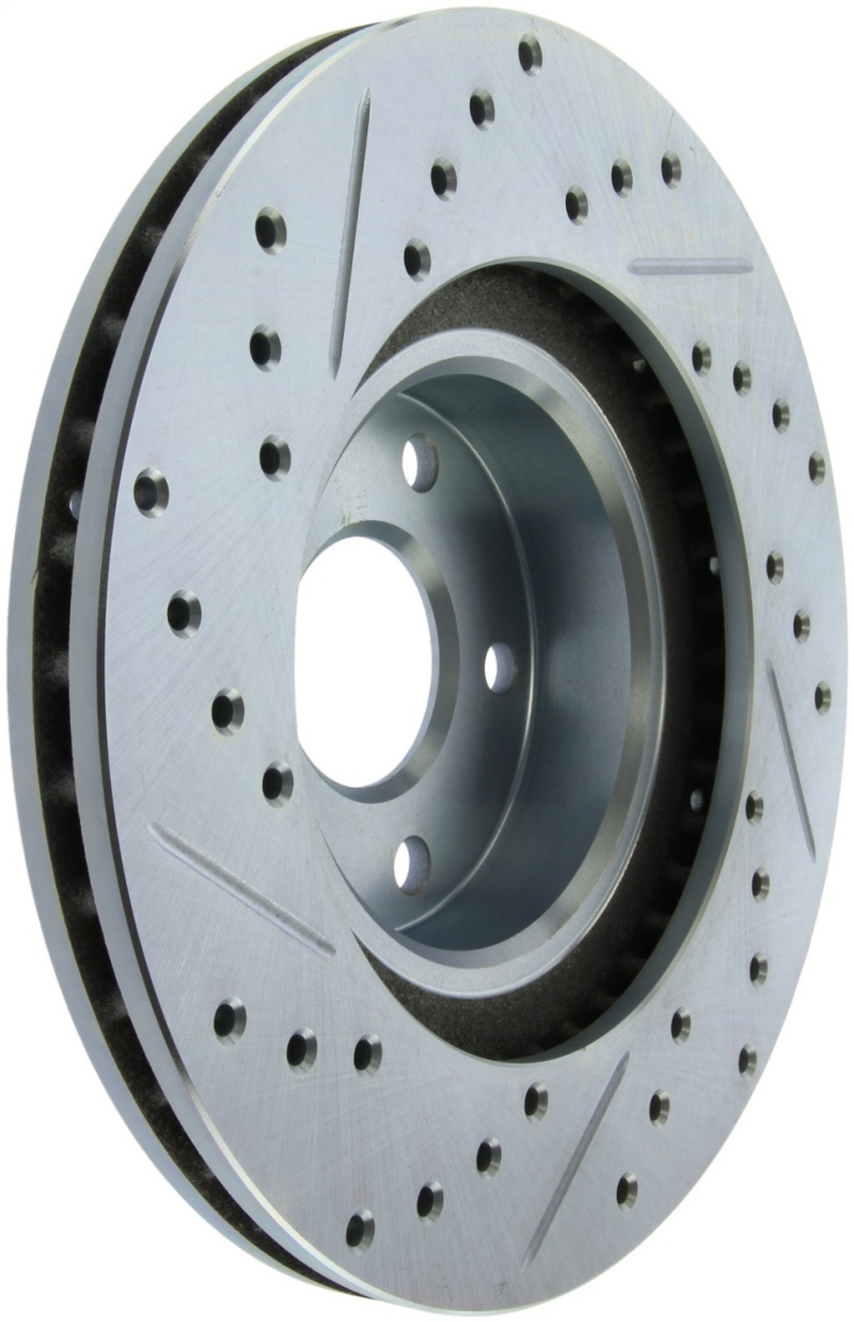Picture of StopTech Select Sport 13-15 Subaru BRZ Slotted - Drilled Left Front Rotor